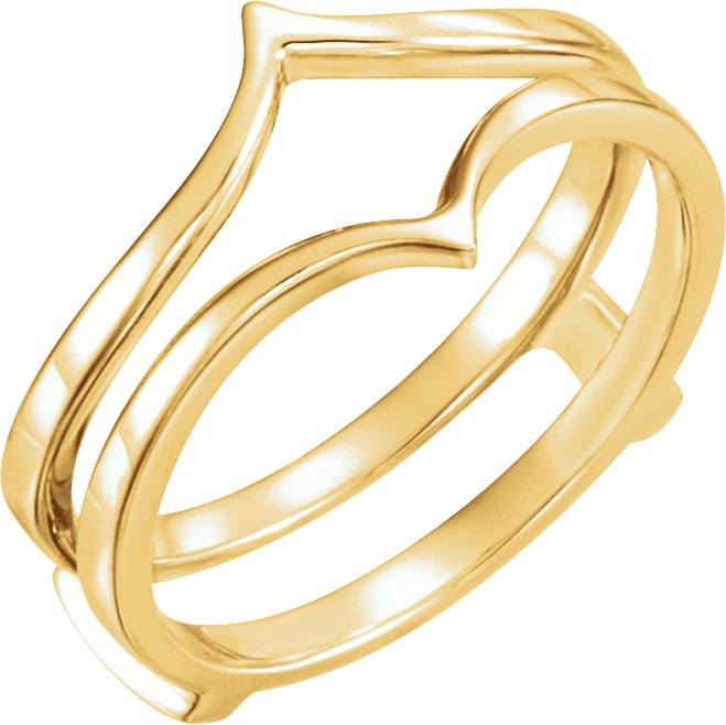 18K Yellow Ring Guard