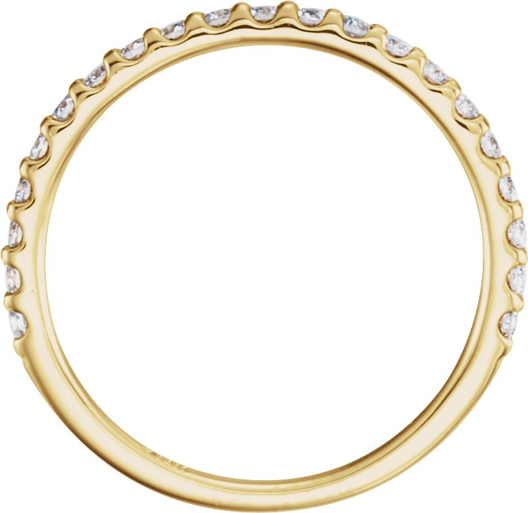 14K Yellow 3/8 CTW Diamond Band