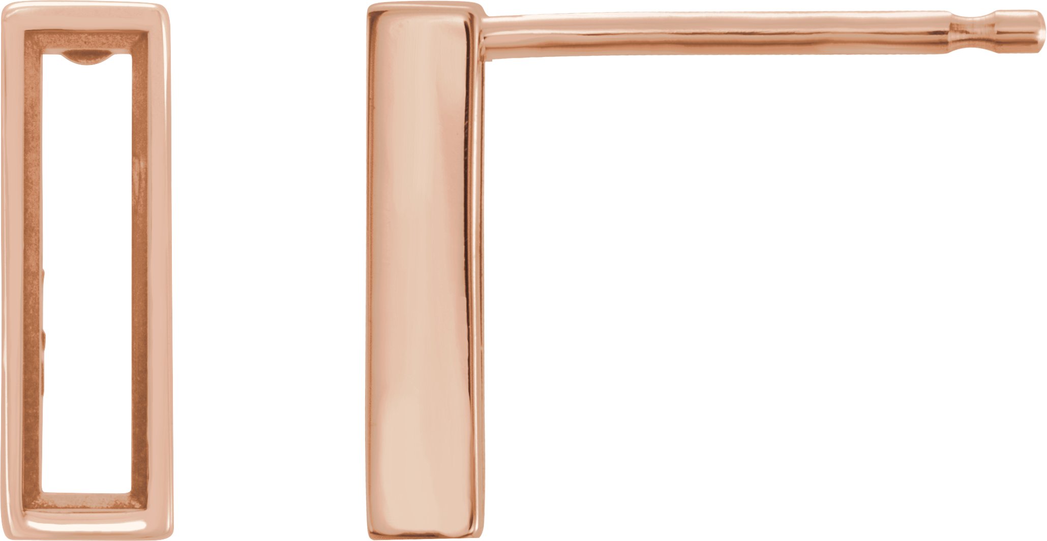 Baguette Bar Earrings