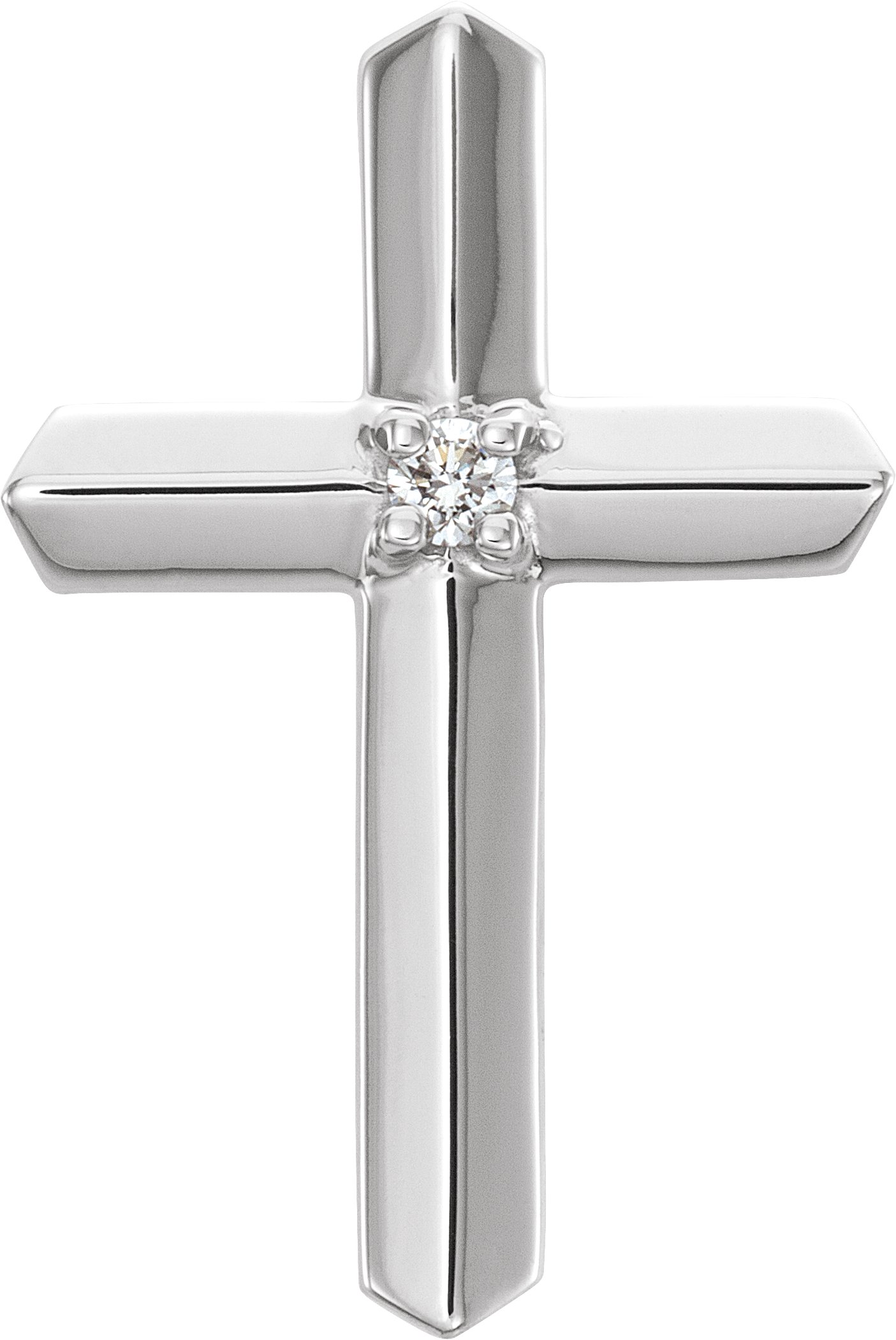 Diamond Cross Pendant 21.5 x 14mm Ref 520109