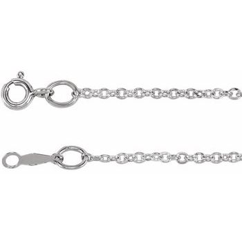 1.75mm Cable Chain with Spring Ring 20 inch Ref 408653