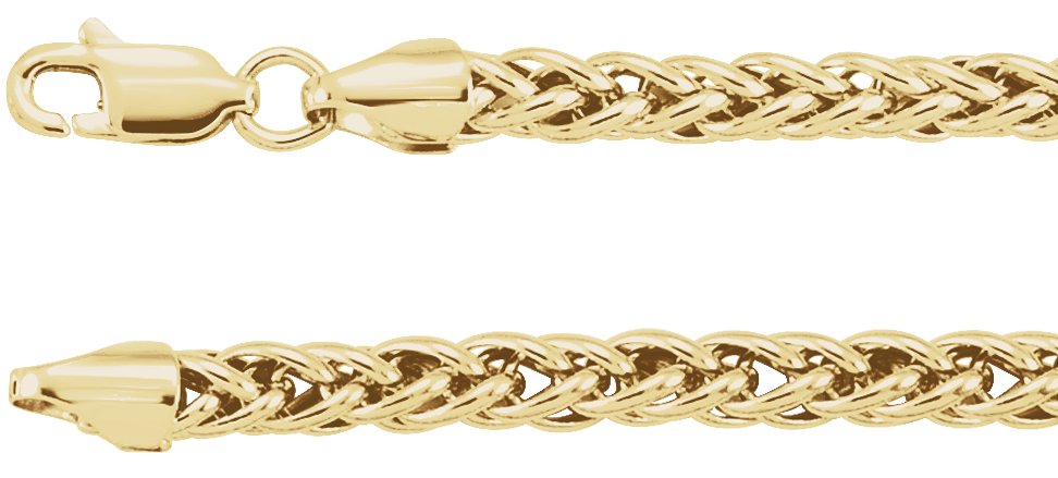 Solid Brass Wheat Chain Palma Chain 6mm