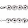Sterling Silver 14 mm Bead 16 inch Chain Ref. 2452260