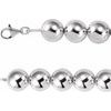 Sterling Silver 16 mm Bead Chain 8 inch Bracelet Ref. 2452268