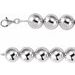 Sterling Silver 16 mm Bead Chain 8