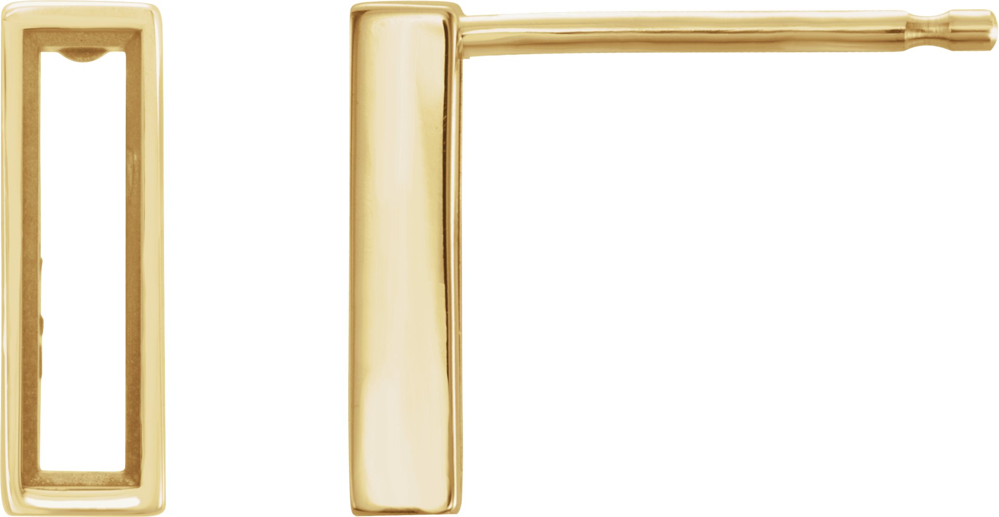 Baguette Bar Earrings