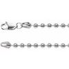 3mm Sterling Silver Bead Chain with Lobster Clasp 20 inch Ref 624902