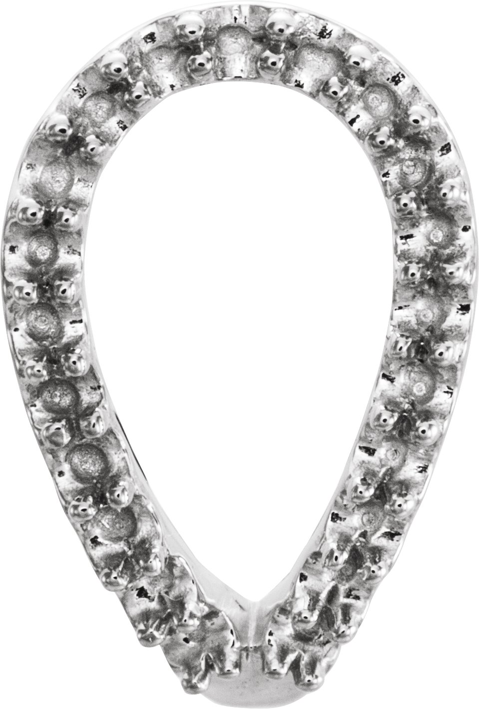 Geometric J-Hoop Earrings