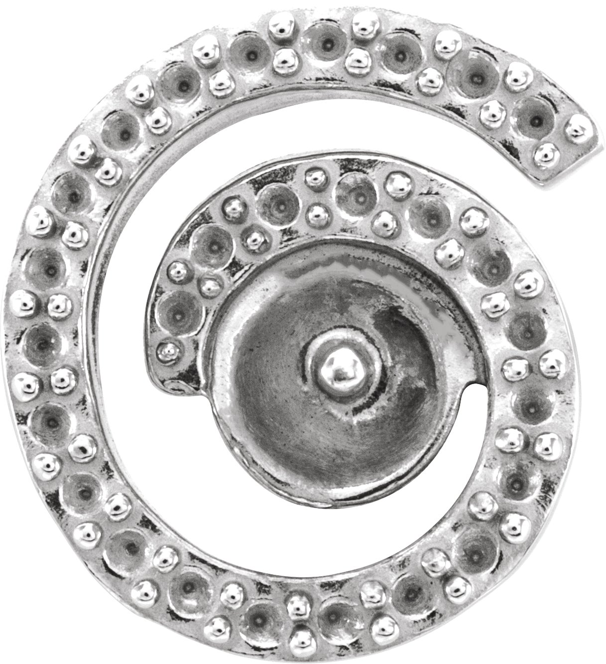 Pearl Spiral Earrings