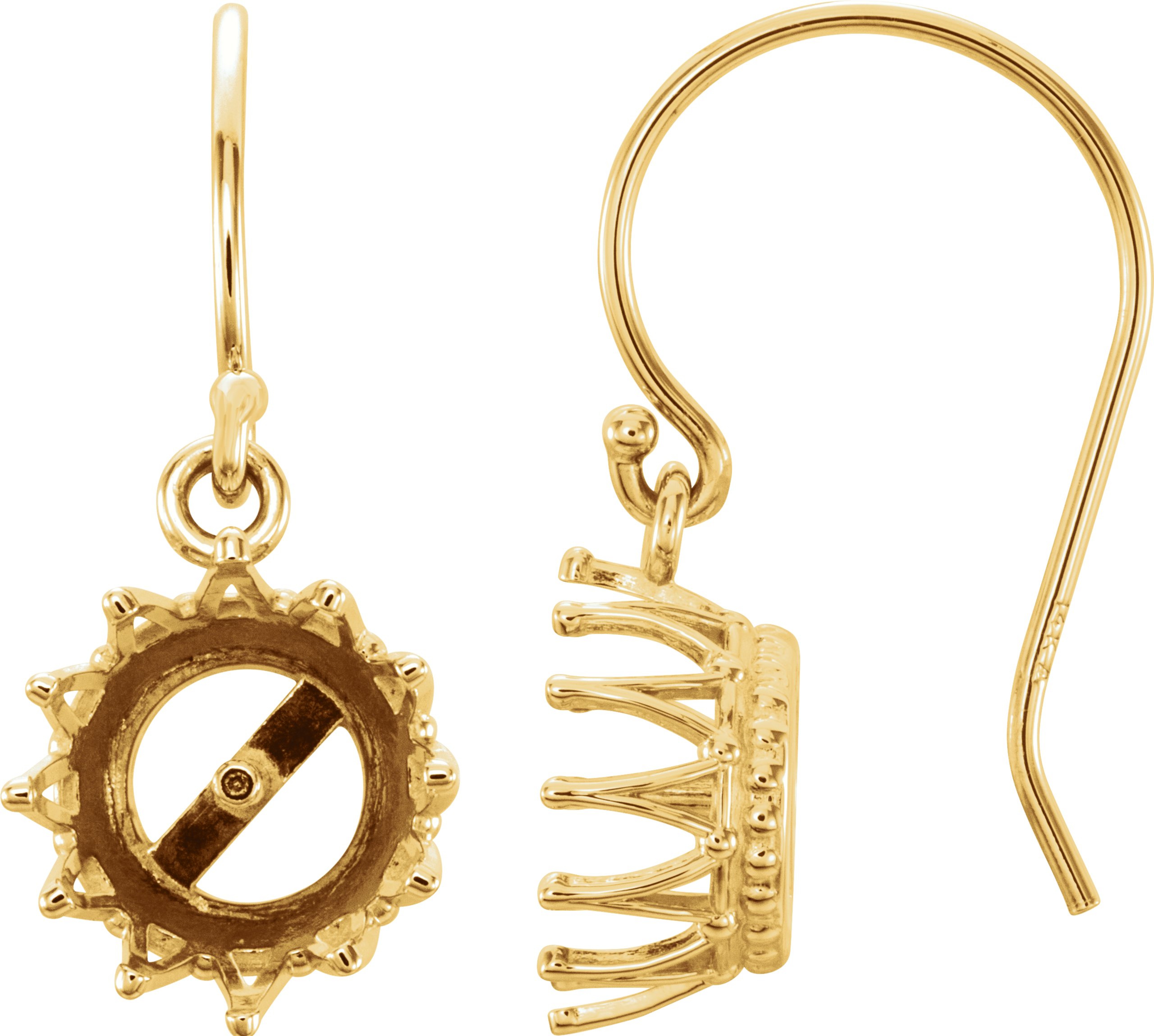 Pearl Crown Earrings