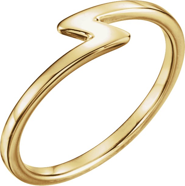 14K Yellow Stackable Ring