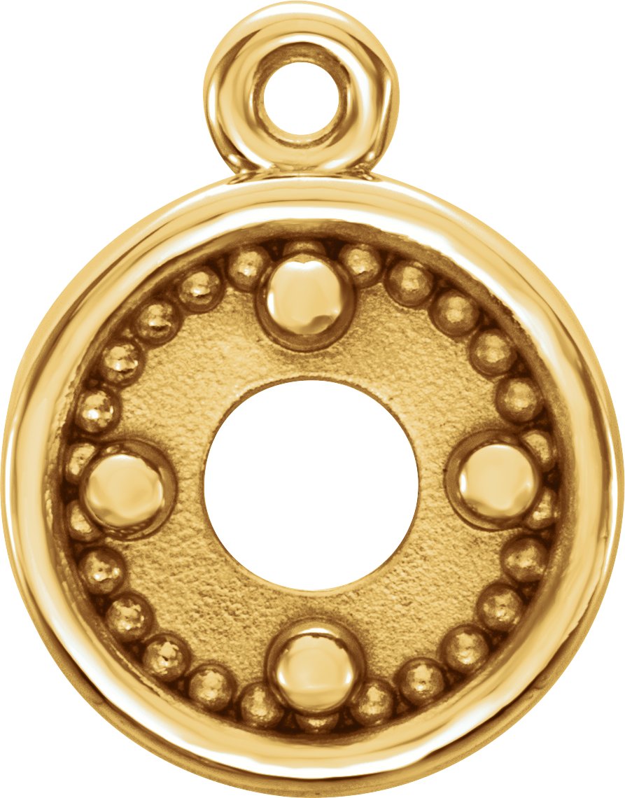 Round 4-Prong Dangle