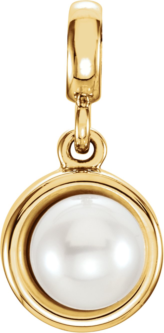 Solitaire Pearl Pendant