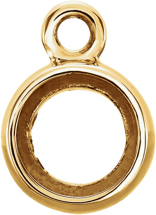 Bezel-Set Cabochon Dangle