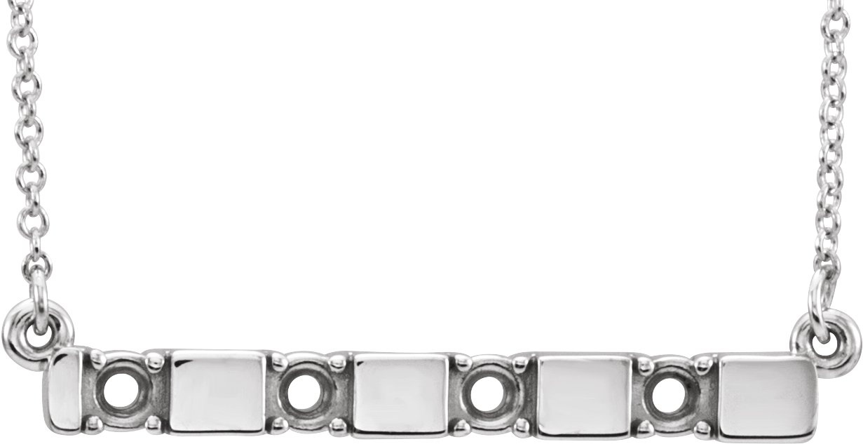 Engravable Family Bar Necklace