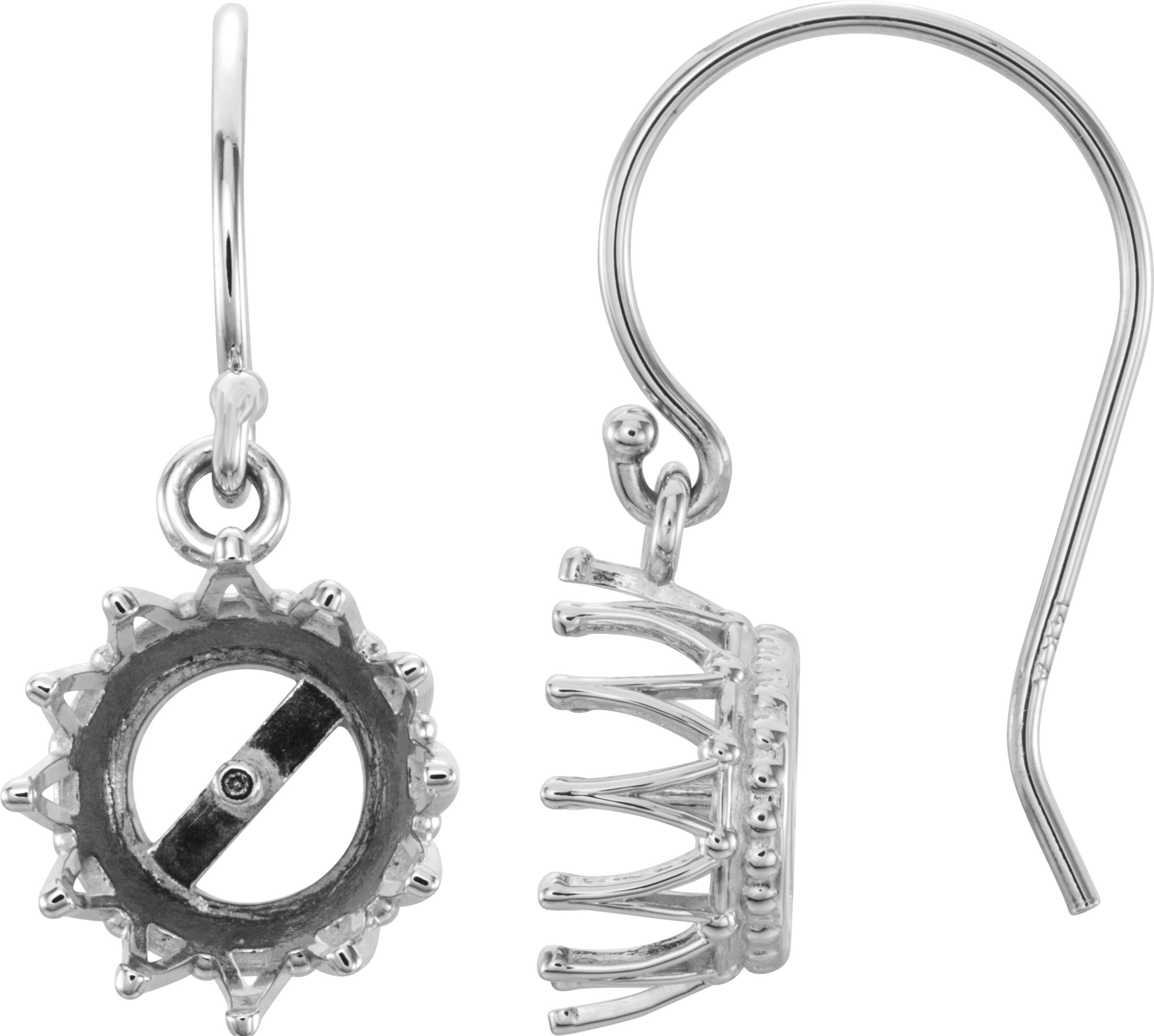Pearl Crown Earrings