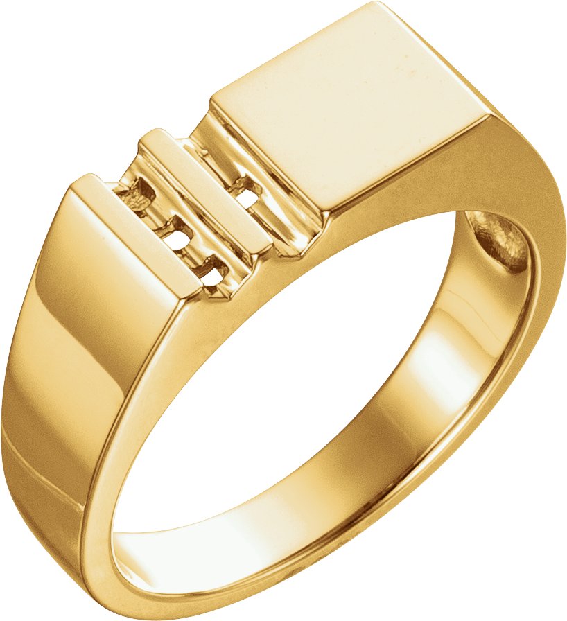 Engravable Family Signet Ring