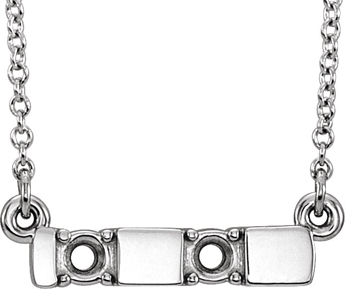 Engravable Family Bar Necklace