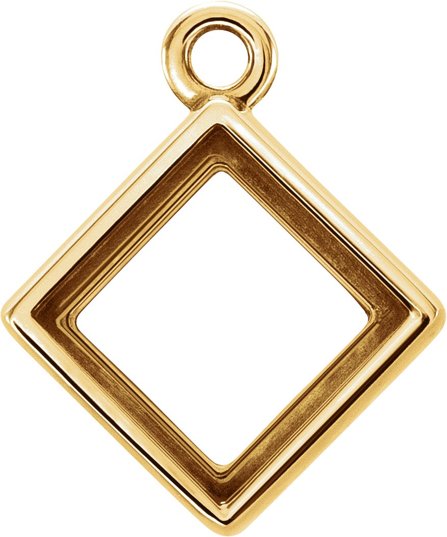 Bezel-Set Cabochon Dangle