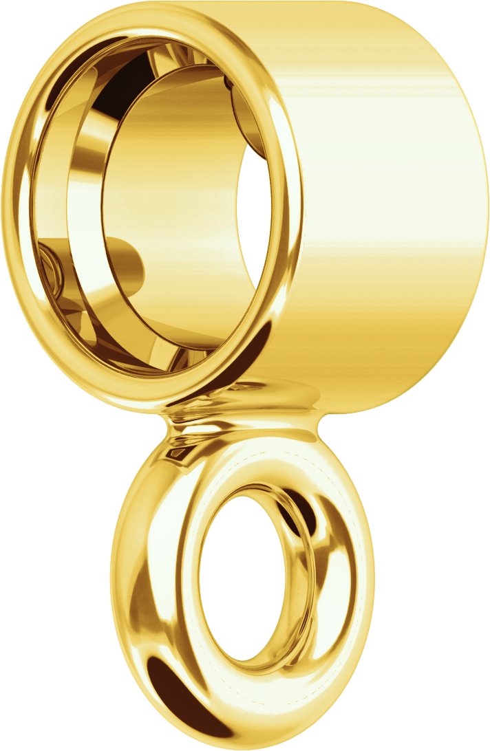 Round Micro Bezel Earring Setting