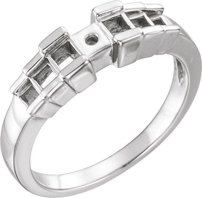 Квадратен Accented Peg Shank