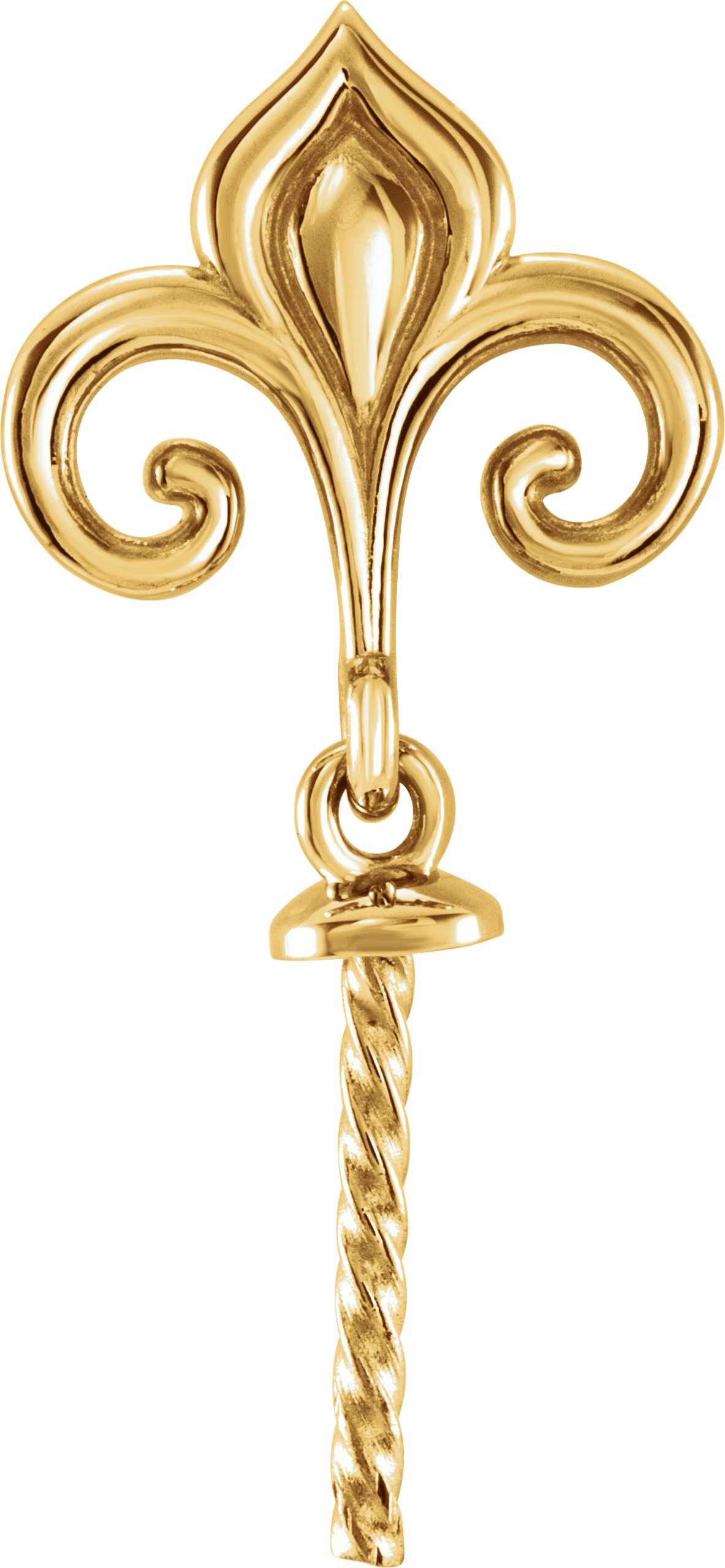 Fleur-de-lis Pearl Pendant