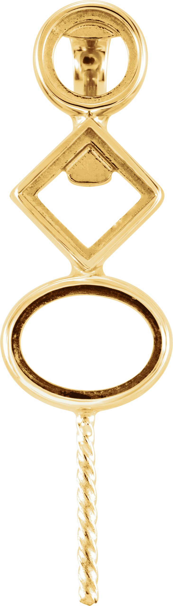 Multi-Shape Pearl Pendant