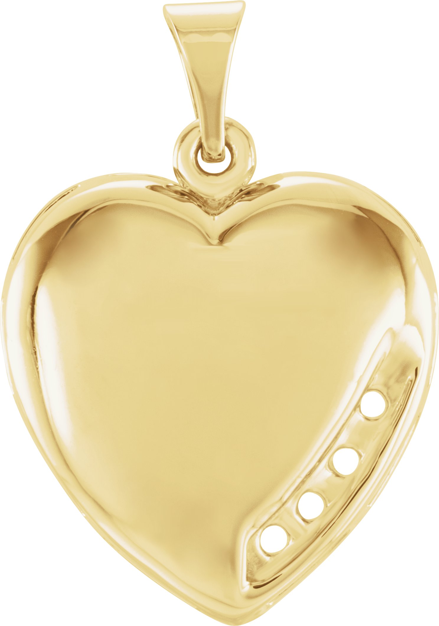 Engravable Family Heart Pendant