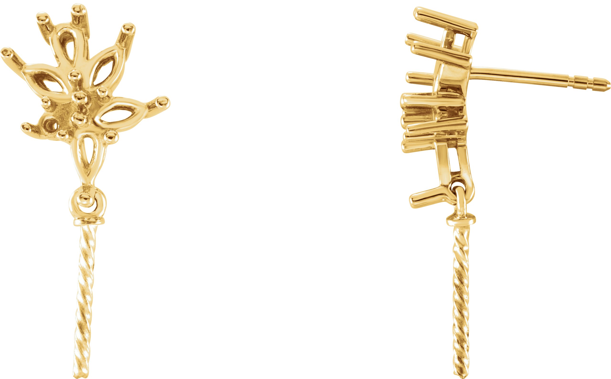 Cluster Pearl Earrings