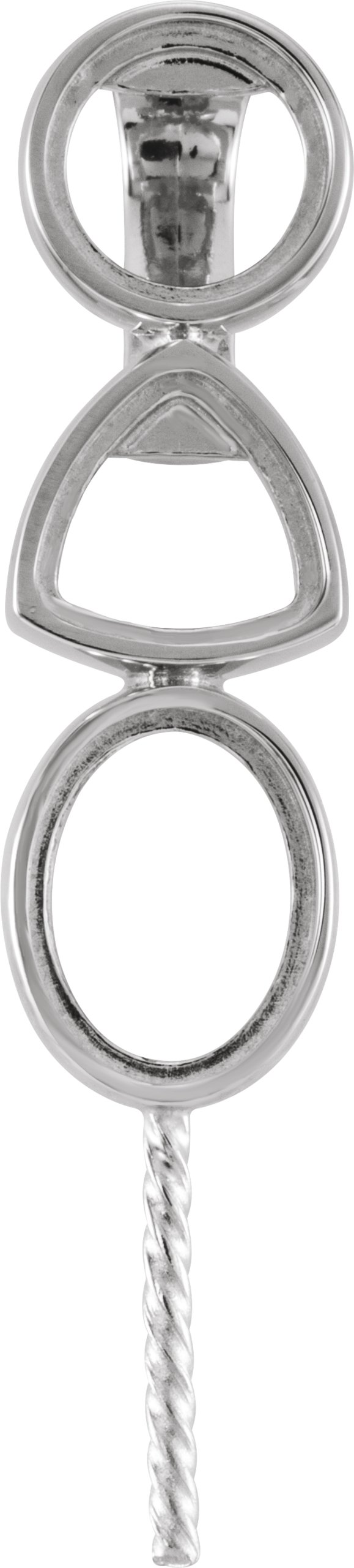 Multi-Shape Slide Pendant for Pearl
