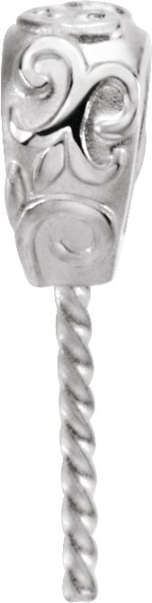Scroll Pearl Pendant
