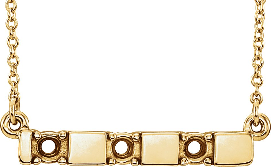 Engravable Family Bar Necklace