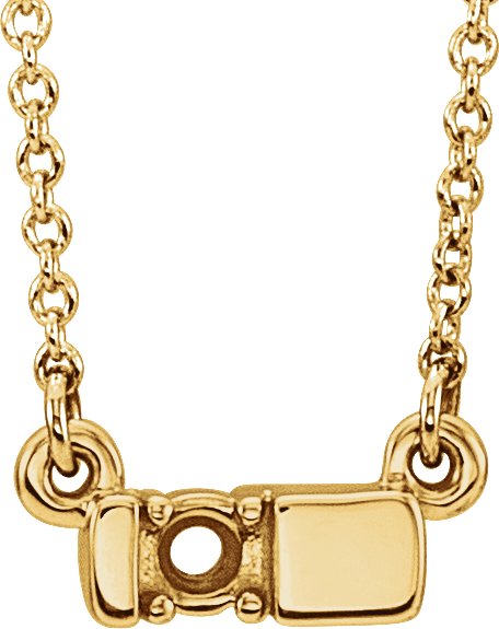Engravable Family Bar Necklace