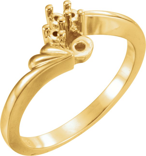 Accented Engagement Ring or Band