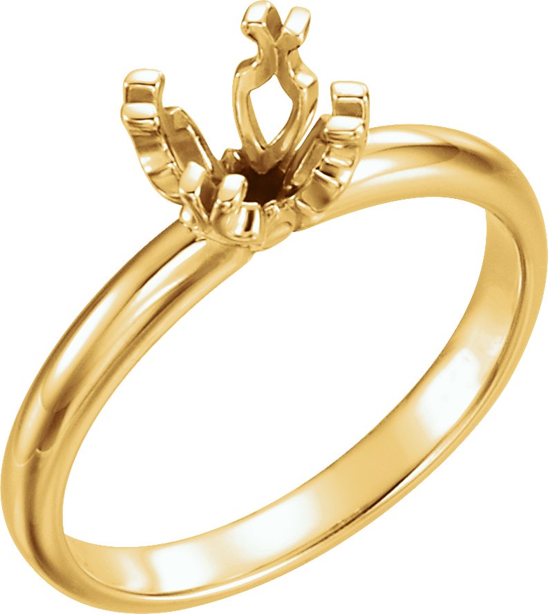 Twin-Prong Solitaire Engagement Ring