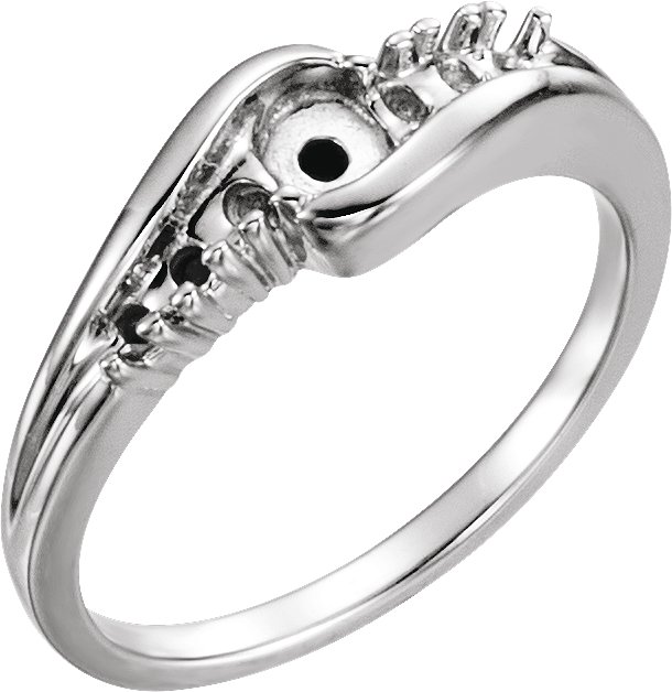 Accented Engagement Ring or Band