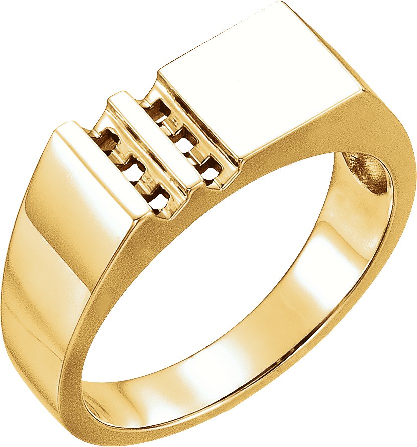 Engravable Family Signet Ring