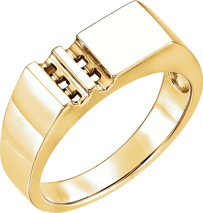 Engravable Family Signet Ring