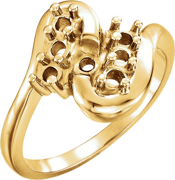 Accented Engagement Ring or Band
