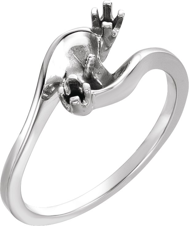 Accented Pearl Bypass Ring