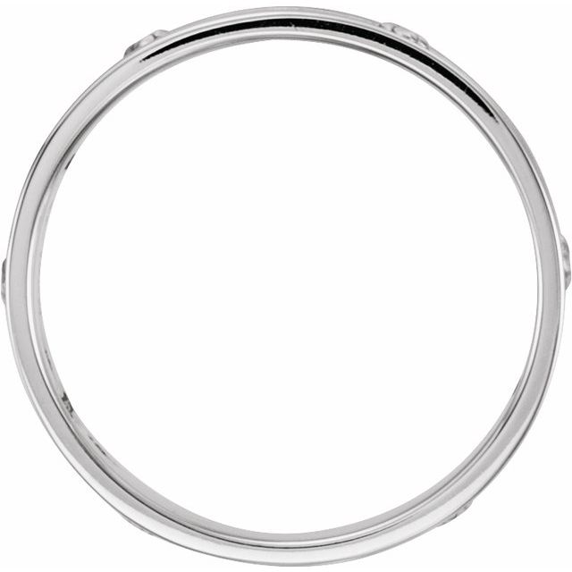 Sterling Silver Pierced Cross Ring