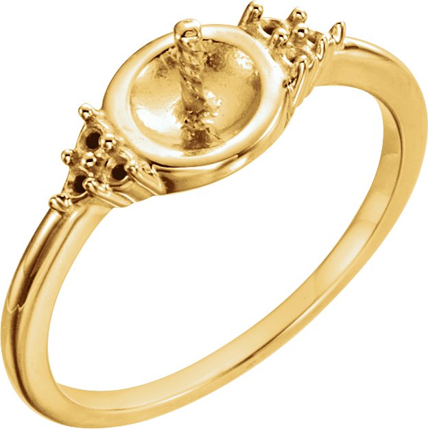 Accented Pearl Ring
