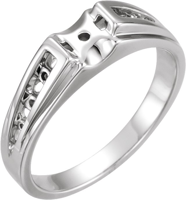 Accented Engagement Ring or Band