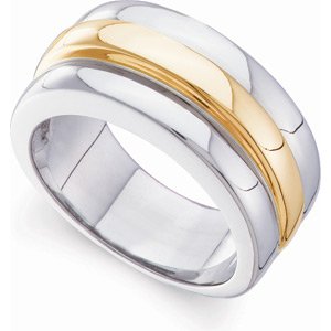 9 mm Ridged Flat Band