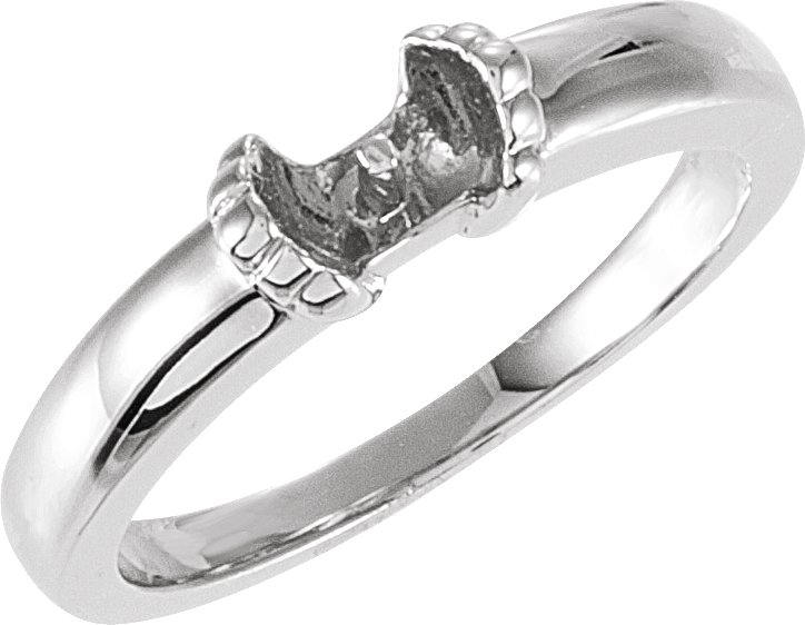 Solitaire Pearl Ring