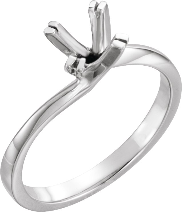 Split-Prong Solitaire Engagement Ring or Band