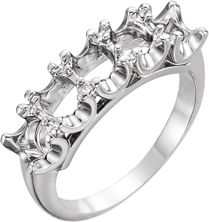 Accented Engagement Ring or Band