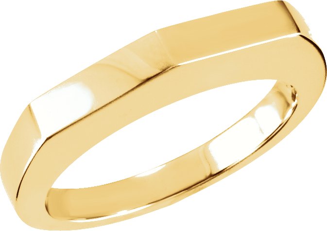 14K Yellow Stackable Ring