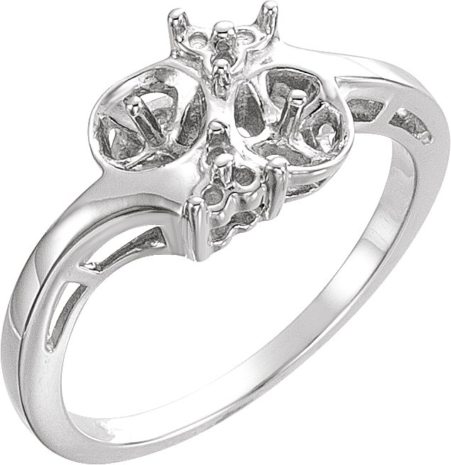 Two-Stone Pearl Ring