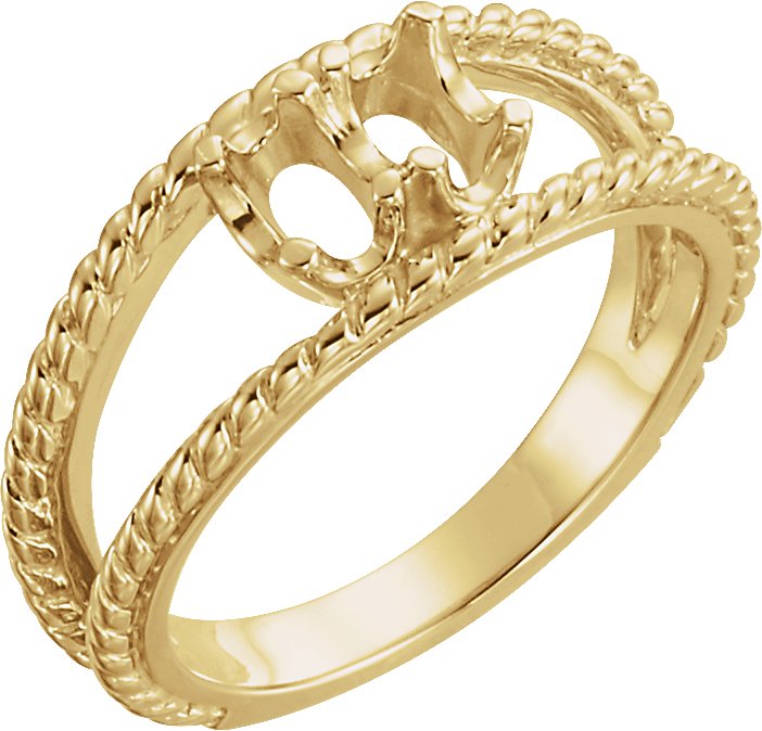 Family Negative Space Ring
